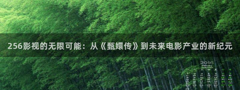 藍莓視頻安卓免費：256影視的無限可能：從《甄嬛傳》到未來電影產業的新紀元
